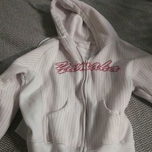Pink yamaha zip up